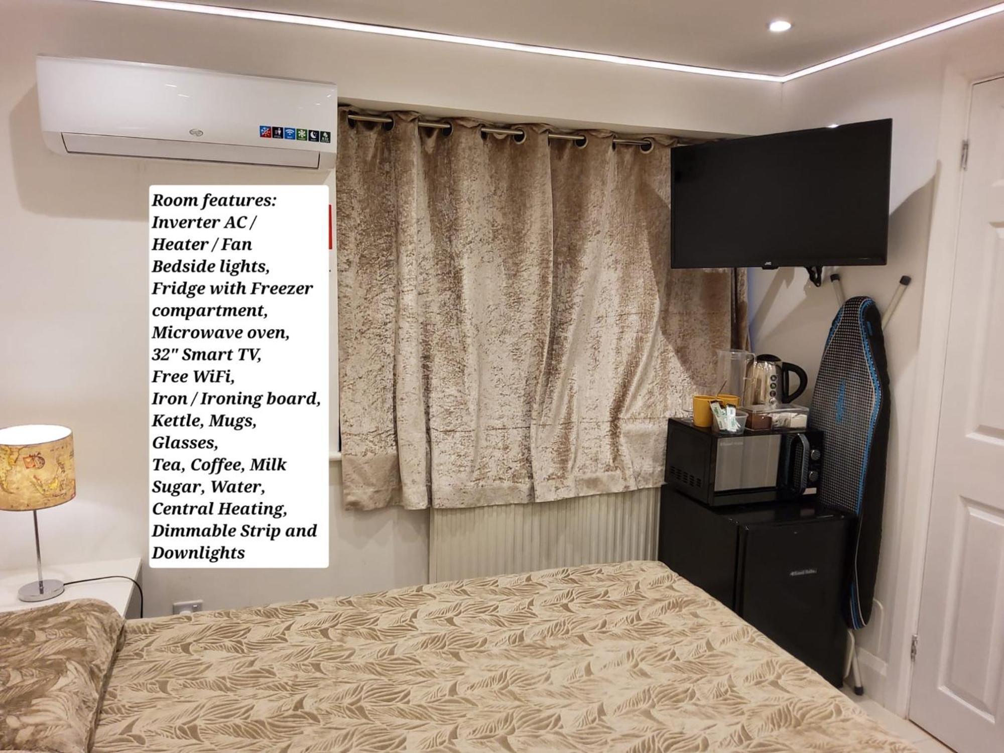 Air Conditioned Modern Double Bed Room With Private Attached Bathroom - Free Parking - Near London Heathrow Airport & Southall Broadway エクステリア 写真